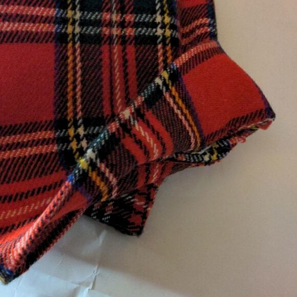 Vintage Handmade red plaid wool pants‎ - Picture 9 of 9